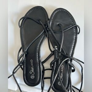 Black Strappy Sandals